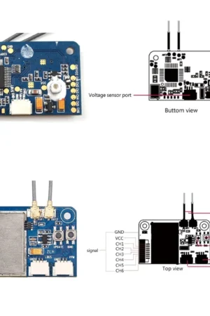 X6B 2.4G 6CH i-BUS PPM PWM Receiver for AFHDS Module